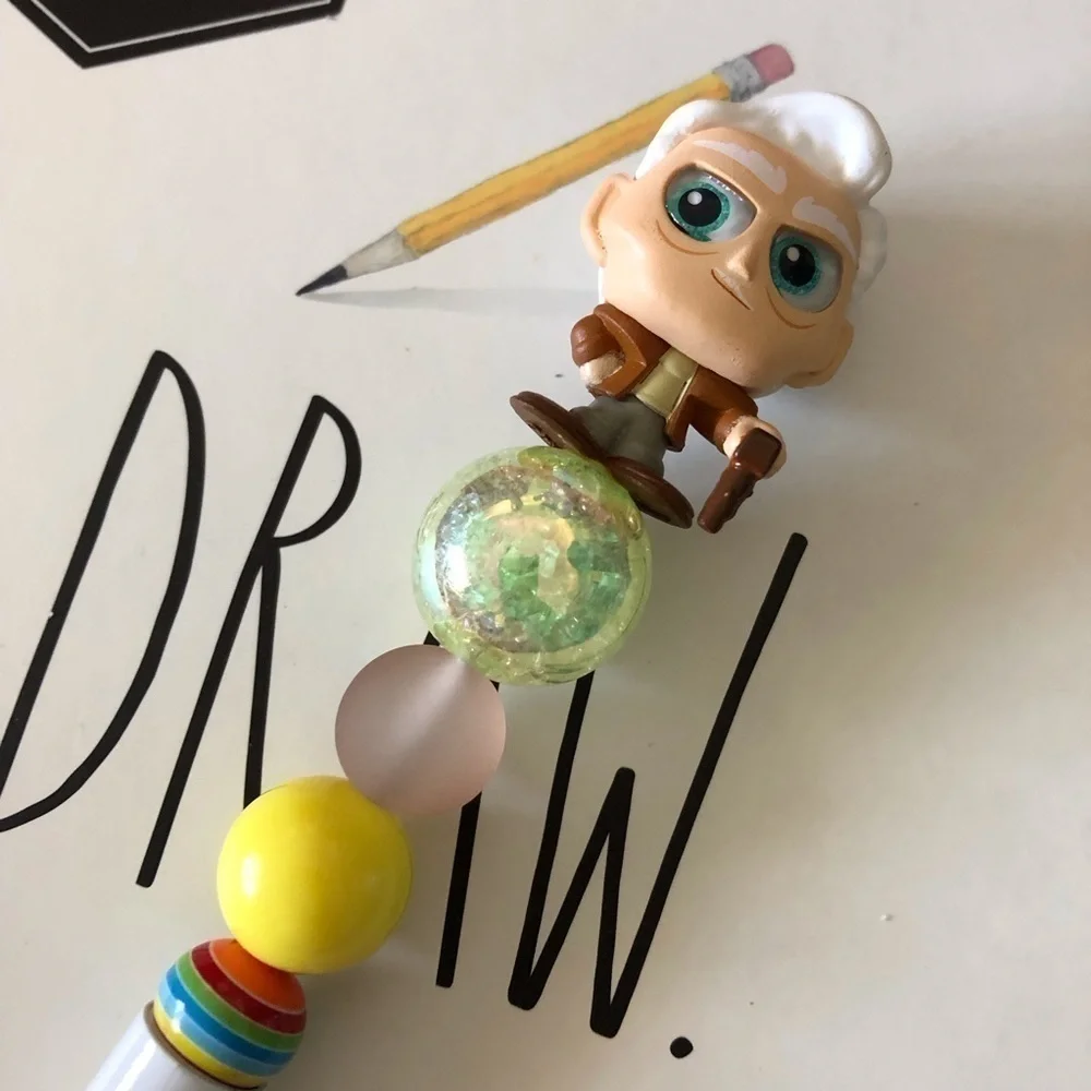 Disney Doorables: UP: Charles Muntz handmade beaded pen